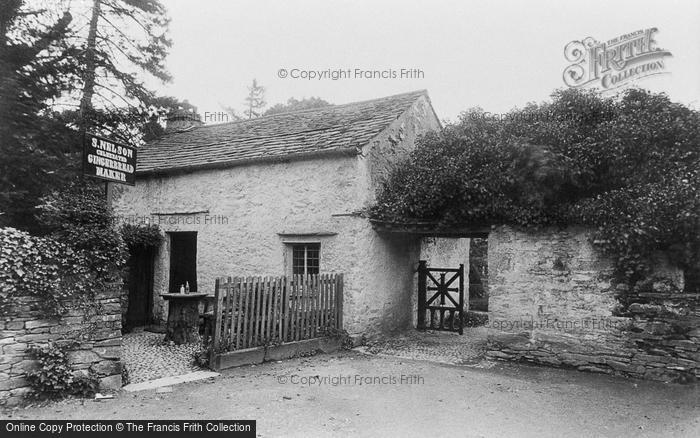 Photo of Grasmere, Church Lychgate And Gingerbread Shop 1912