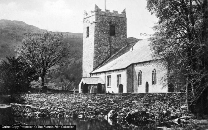 Photo of Grasmere, St Oswald's Church c.1925