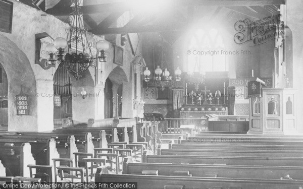 Photo of Grasmere, St Oswald's Church Interior 1892