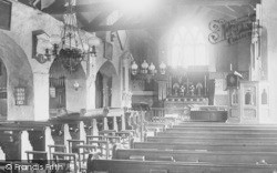 St Oswald's Church Interior 1892, Grasmere
