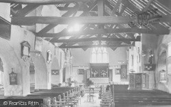 The Church Of St Oswald Interior 1929, Grasmere