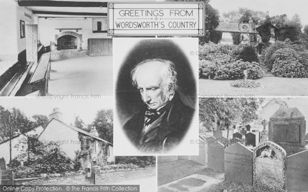 Photo of Grasmere, Wordsworth's Country Composite c.1950