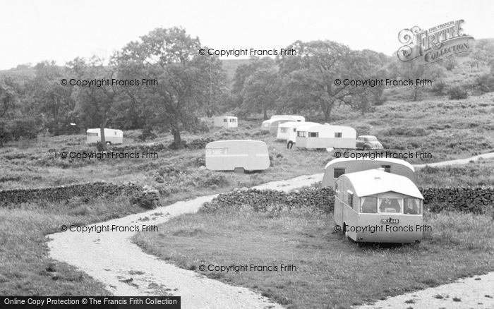 Photo of Grassington, The Caravan Site, Netherside c.1955