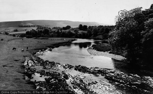 Photo of Grassington, The River c.1960