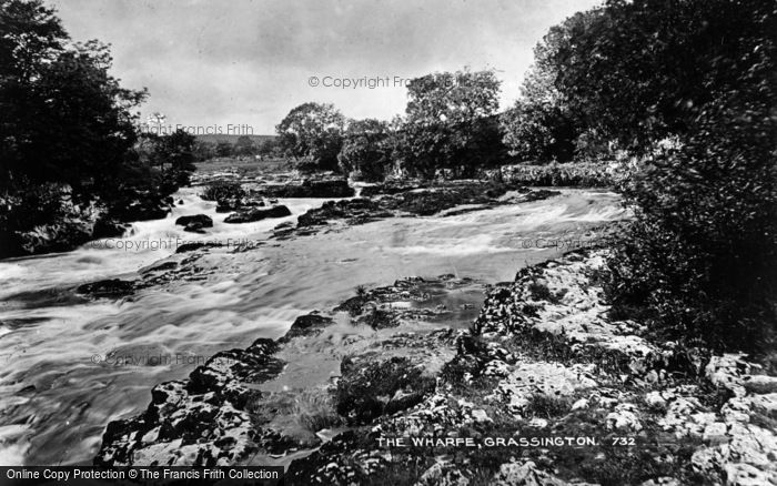 Photo of Grassington, The River Wharfe c.1950