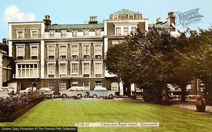 Photo of Gravesend, Clarendon Royal Hotel c.1965