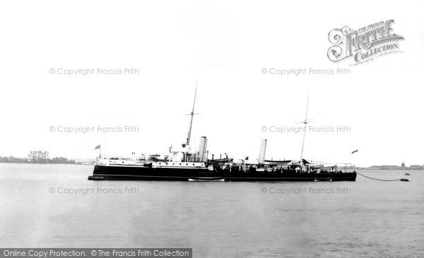 Photo of Gravesend, HMS Gleaner 1902