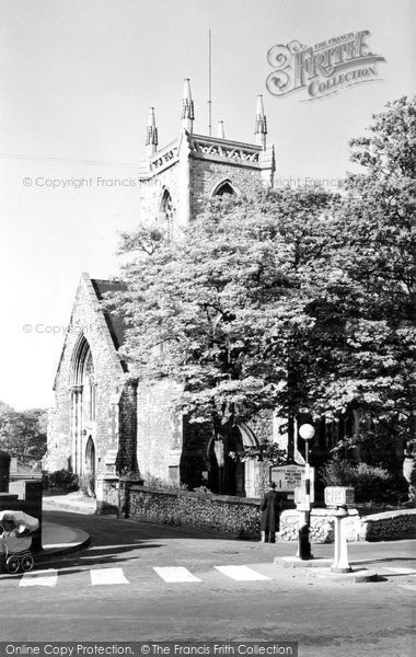 Photo of Gravesend, Holy Trinity Church c.1955