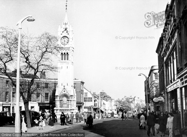 Photo of Gravesend, Milton Road c.1955