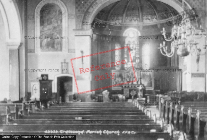 Photo of Gravesend, Parish Church Interior 1902