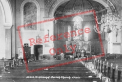 Parish Church Interior 1902, Gravesend