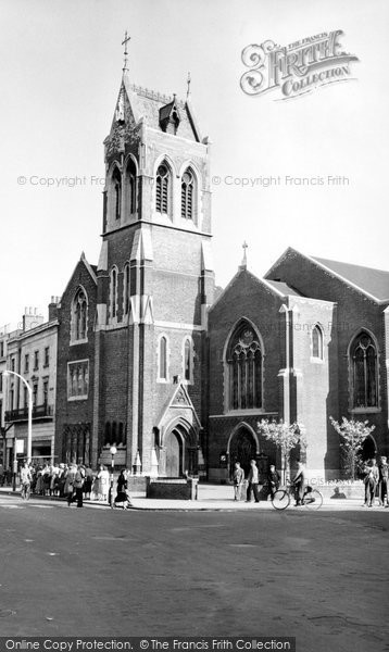 Photo of Gravesend, St John's Church c.1955
