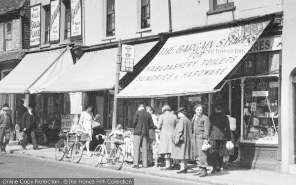 Photo of Gravesend, The Bargain Stores c.1950