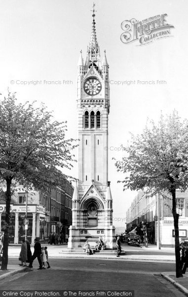 Photo of Gravesend, The Clock Tower c.1955