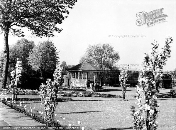 Photo of Gravesend, The Fort Gardens, Bandstand c.1955