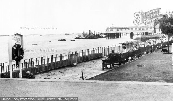 Photo of Gravesend, The River Thames From St Andrew's Gardens c.1955