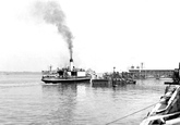 The West And Town Piers c.1950, Gravesend