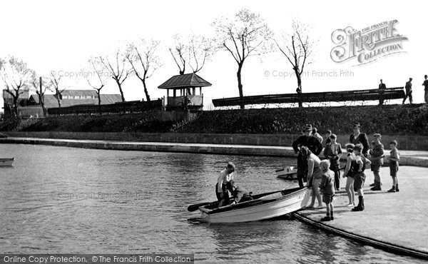 Photo of Grays, The Children's Boating Pool c.1955