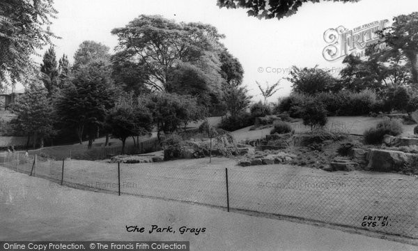 Photo of Grays, The Park c.1960