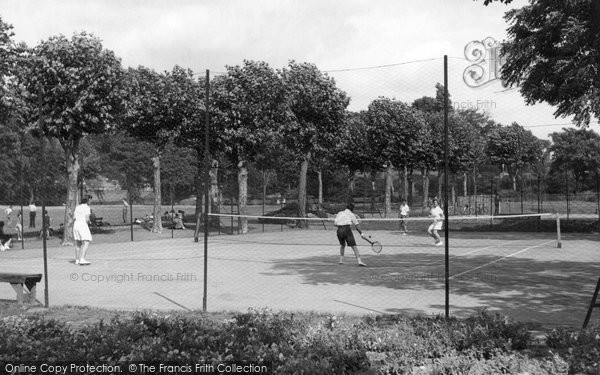 Photo of Grays, The Park Tennis Court c.1955