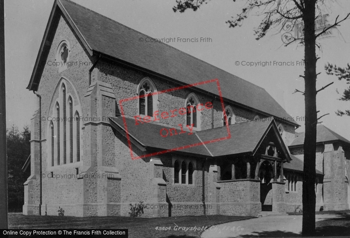 Photo of Grayshott, Church 1900