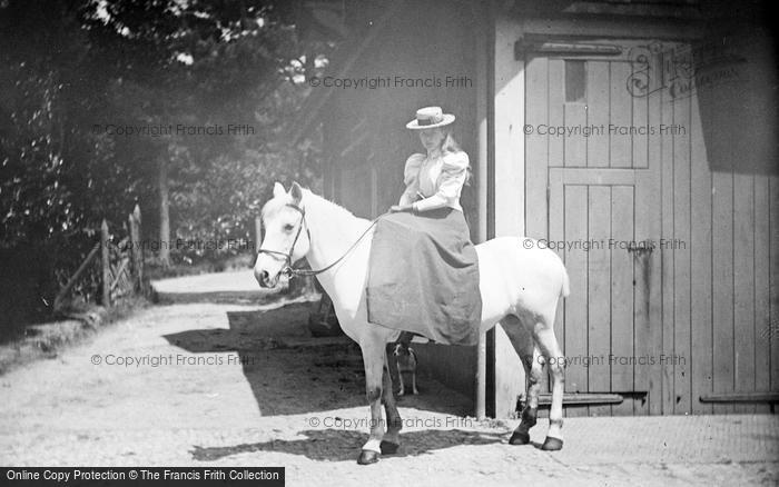 Photo of Grayshott, Miss Grace Leuchars c.1900