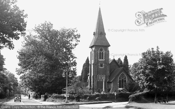 Photo of Grayshott, St Luke's Church c.1955