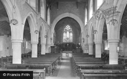 St Luke's Church Interior 1934, Grayshott