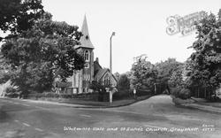 Whitmore Vale And St Luke's Church c.1960, Grayshott