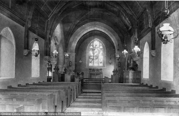 Photo of Grayswood, Church Interior 1902