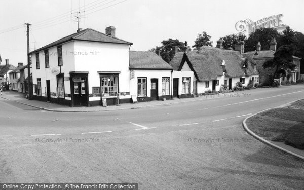 Photo of Great Abington, Post Office Corner c1955