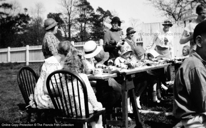Photo of Great Amwell, Children At Tea, Jubilee Celebrations 1935
