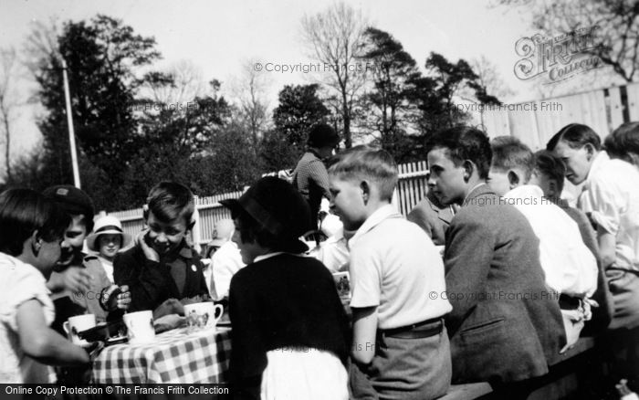 Photo of Great Amwell, Children At Tea, Jubilee Celebrations 1935