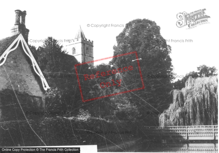 Photo of Great Amwell, Church From The River c.1955