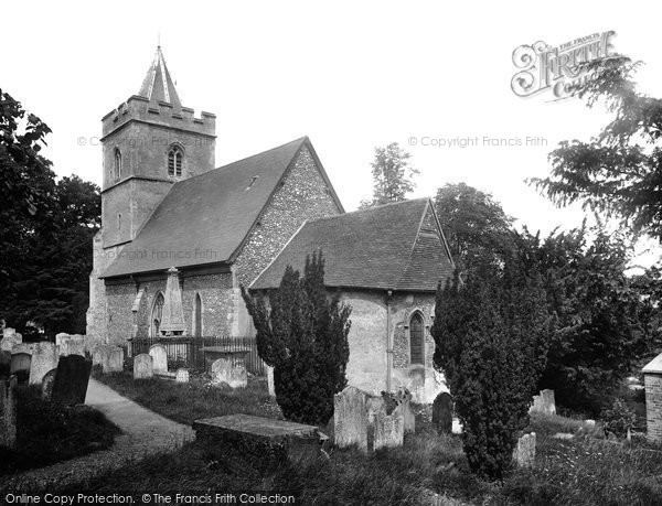 Photo of Great Amwell, St John's Church 1929