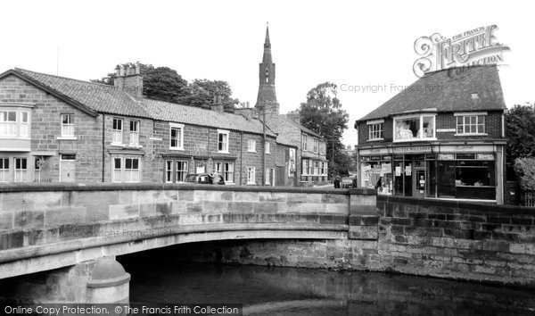 Photo of Great Ayton, The Bridge And Church Street c.1955