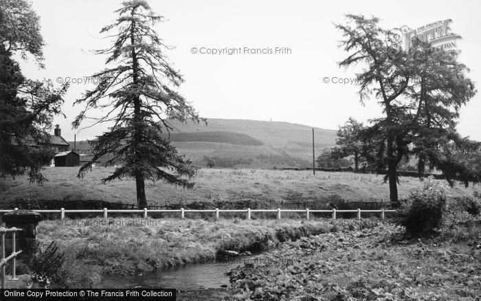 Photo of Great Ayton, View Towards Captain Cook's Monument c.1955
