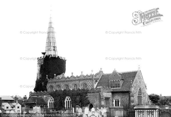 Photo of Great Baddow, St Mary's Church 1898