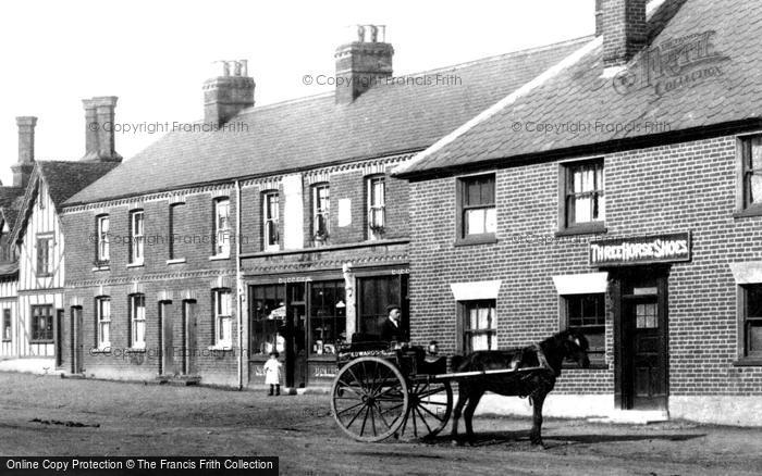 Photo of Great Bardfield, Brook Street, Three Horse Shoes 1903
