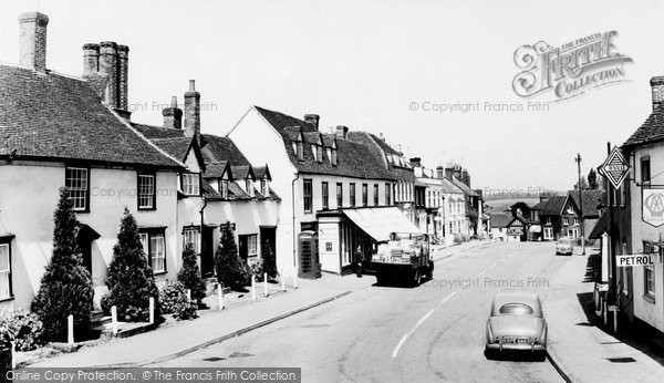 Photo of Great Bardfield, High Street c.1965