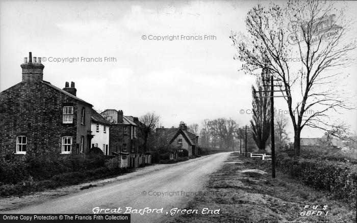 Photo of Great Barford, Green End c.1955