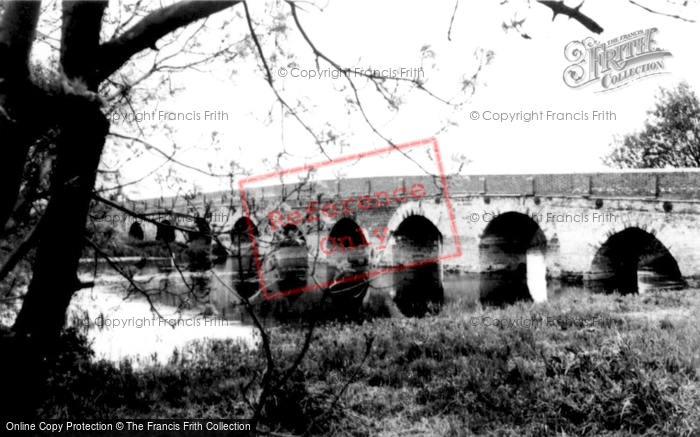 Photo of Great Barford, The Bridge And River c.1960