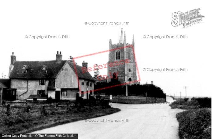 Photo of Great Barford, The Church c.1955