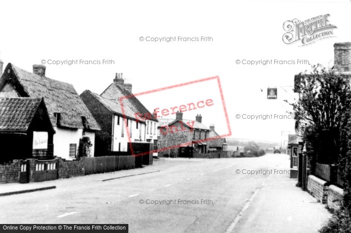 Photo of Great Barford, The Crossroads c.1955