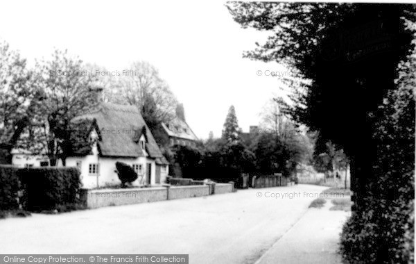 Photo of Great Barford, The Village  c.1955