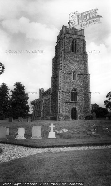 Photo of Great Barton, Holy Innocents Church c.1960