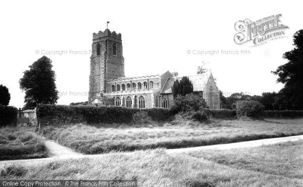 Photo of Great Barton, Holy Innocents Church c.1960