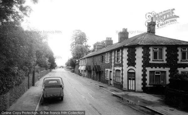 Photo of Great Barton, The Main Road c.1960
