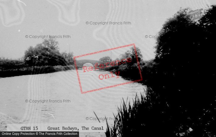 Photo of Great Bedwyn, The Canal c.1955