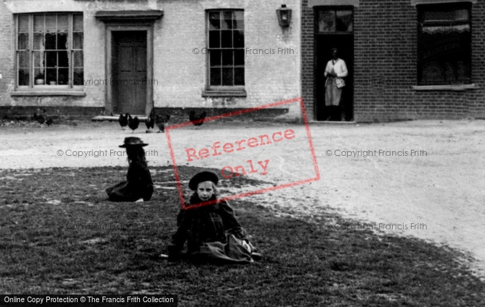 Photo of Great Bentley, Sitting Outiside 1902